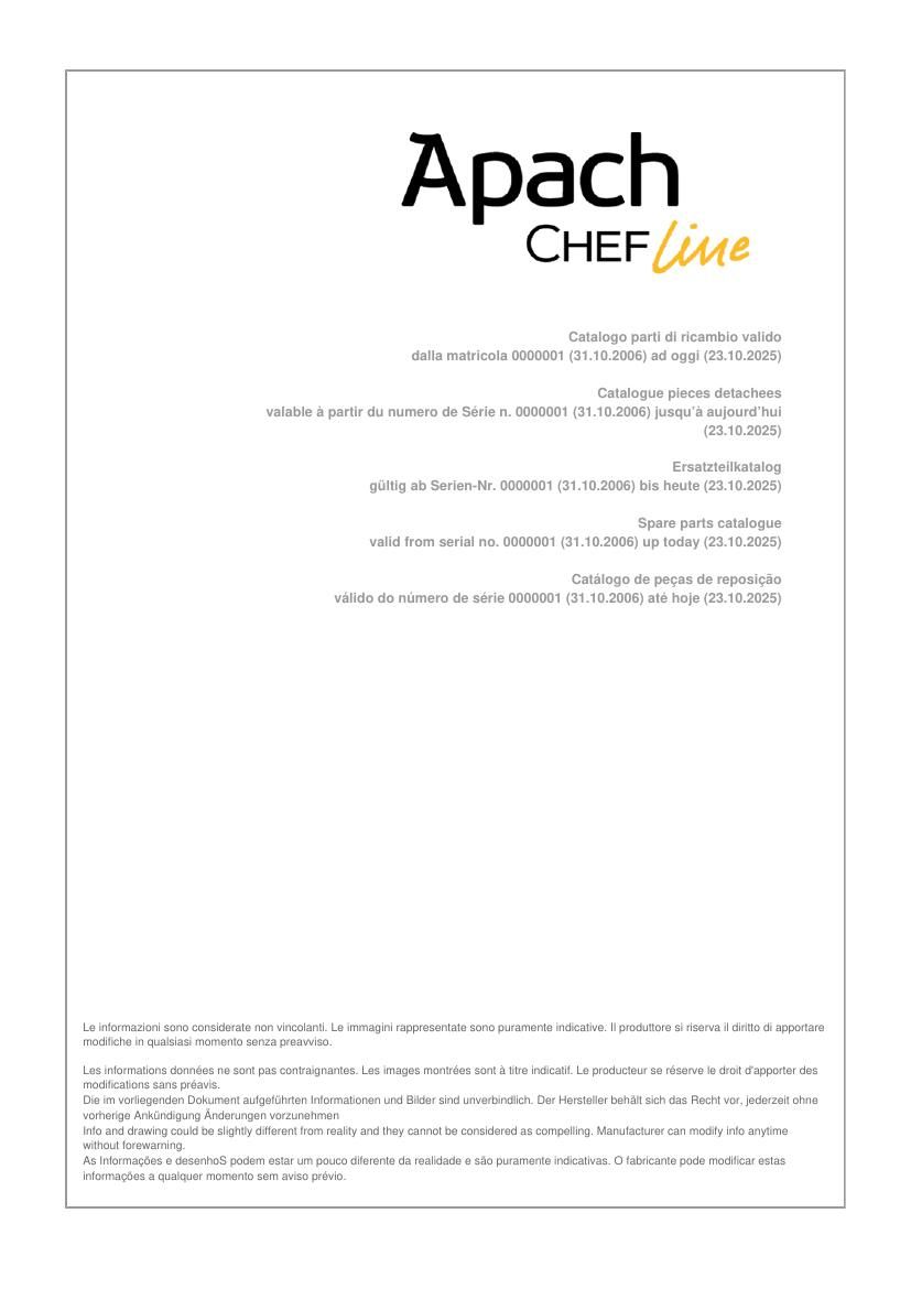 Деталировка Apach Chef Line GLKG89D150HVP