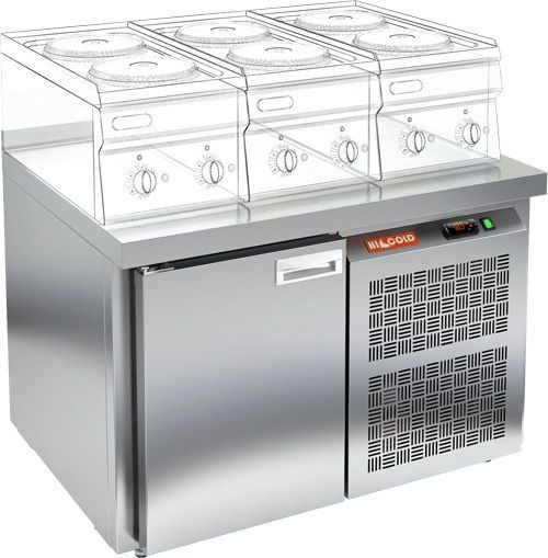 Стол холодильный Hicold SN 1 BR2 TN LT