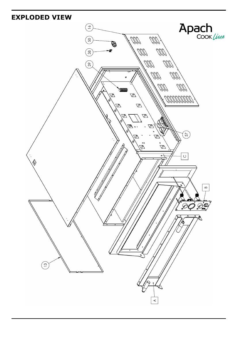 Деталировка Apach Cook Line AMM4