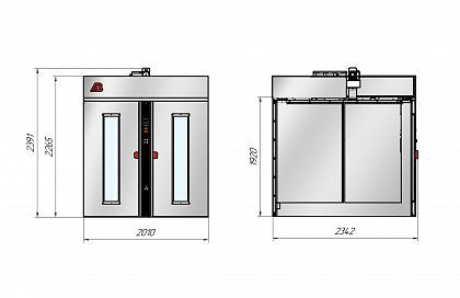 Шкаф расстоечный Восход Бриз-342