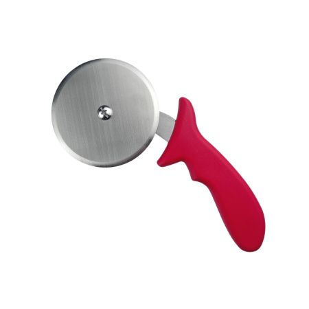 Нож для пиццы MGsteel 69820 d=10см нерж. с красной пластик. ручкой