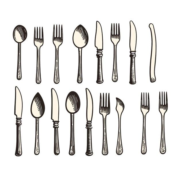 Виды и калькулятор столовых приборов для ресторана