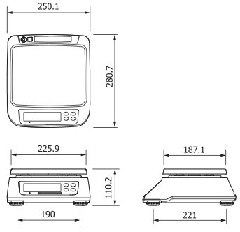 Весы CAS SWN-15 с акб