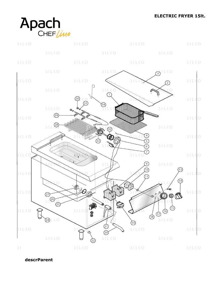Деталировка Apach Chef Line SLFRIE49S15CS/M1