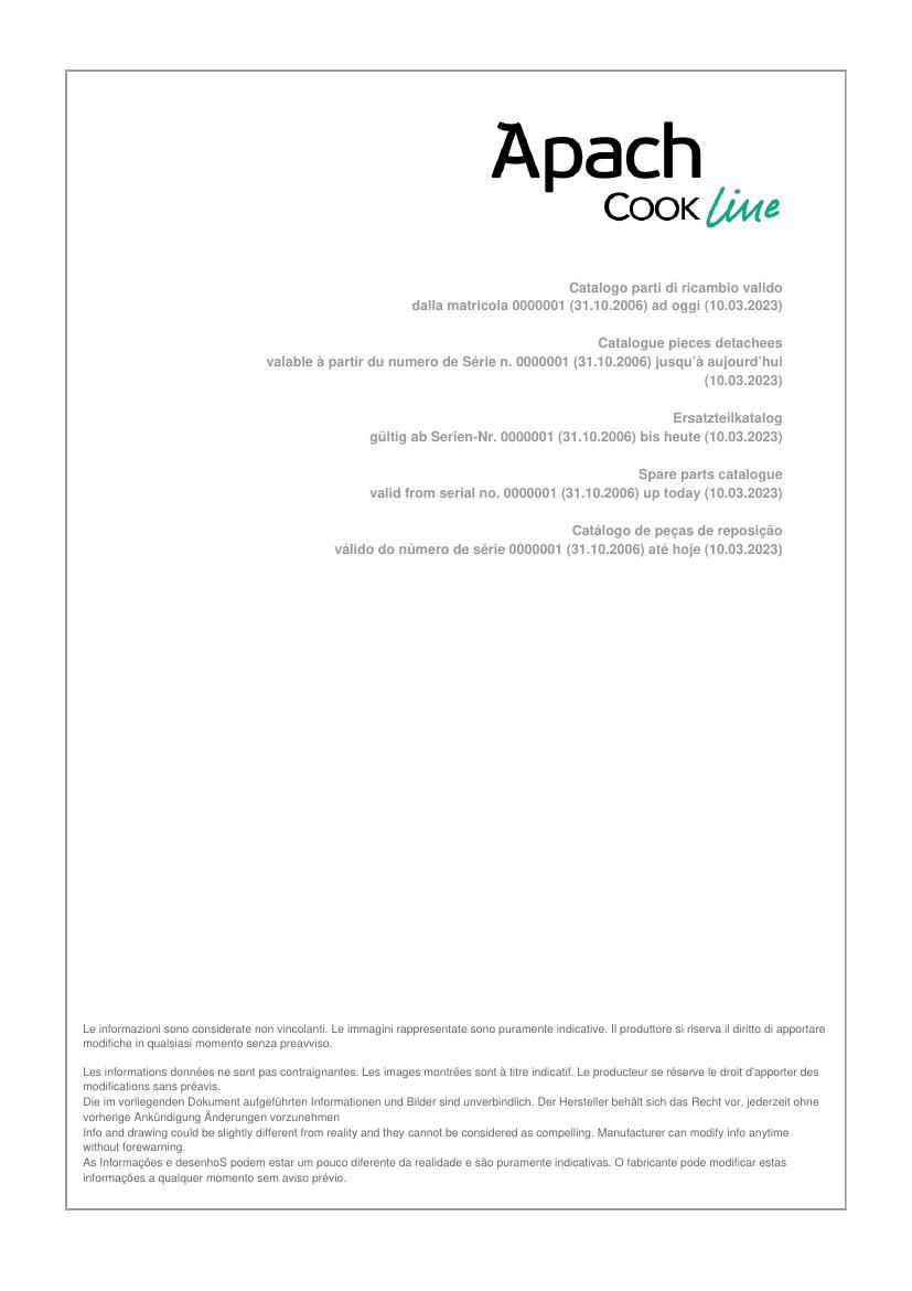 Деталировка Apach Cook Line APTE-47PL/PL