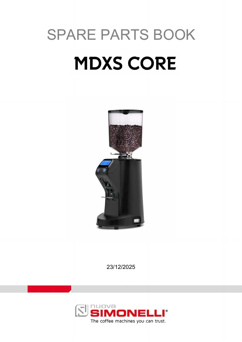 Деталировка Nuova Simonelli MDXS Core On Demand