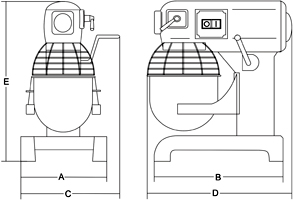 Миксер планетарный Sirman Plutone 10