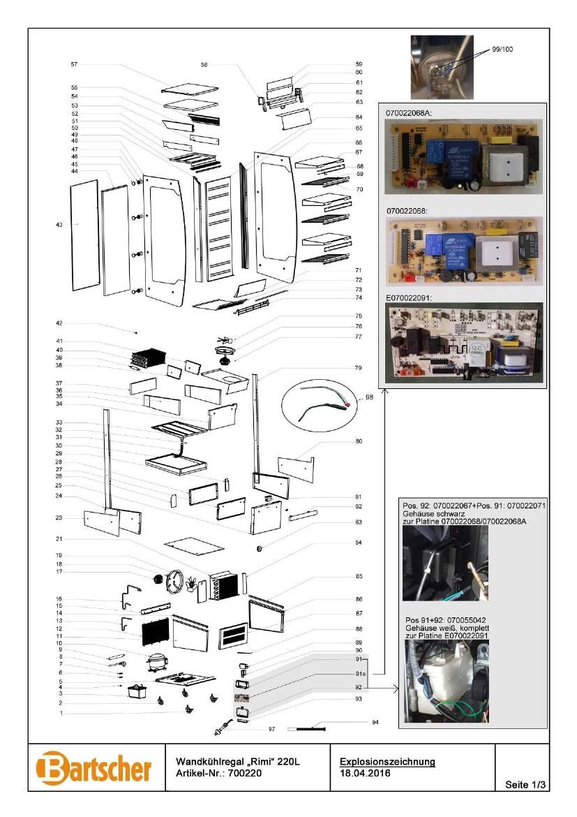 Деталировка Bartscher Rimi 700220