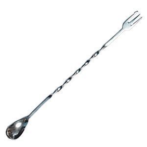 Ложка барная MGsteel 38735 с вилочкой 30см нерж.