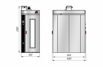 Шкаф расстоечный Восход Бриз-0.22П
