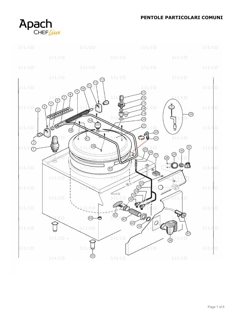 Деталировка Apach Chef Line SLKG89I100