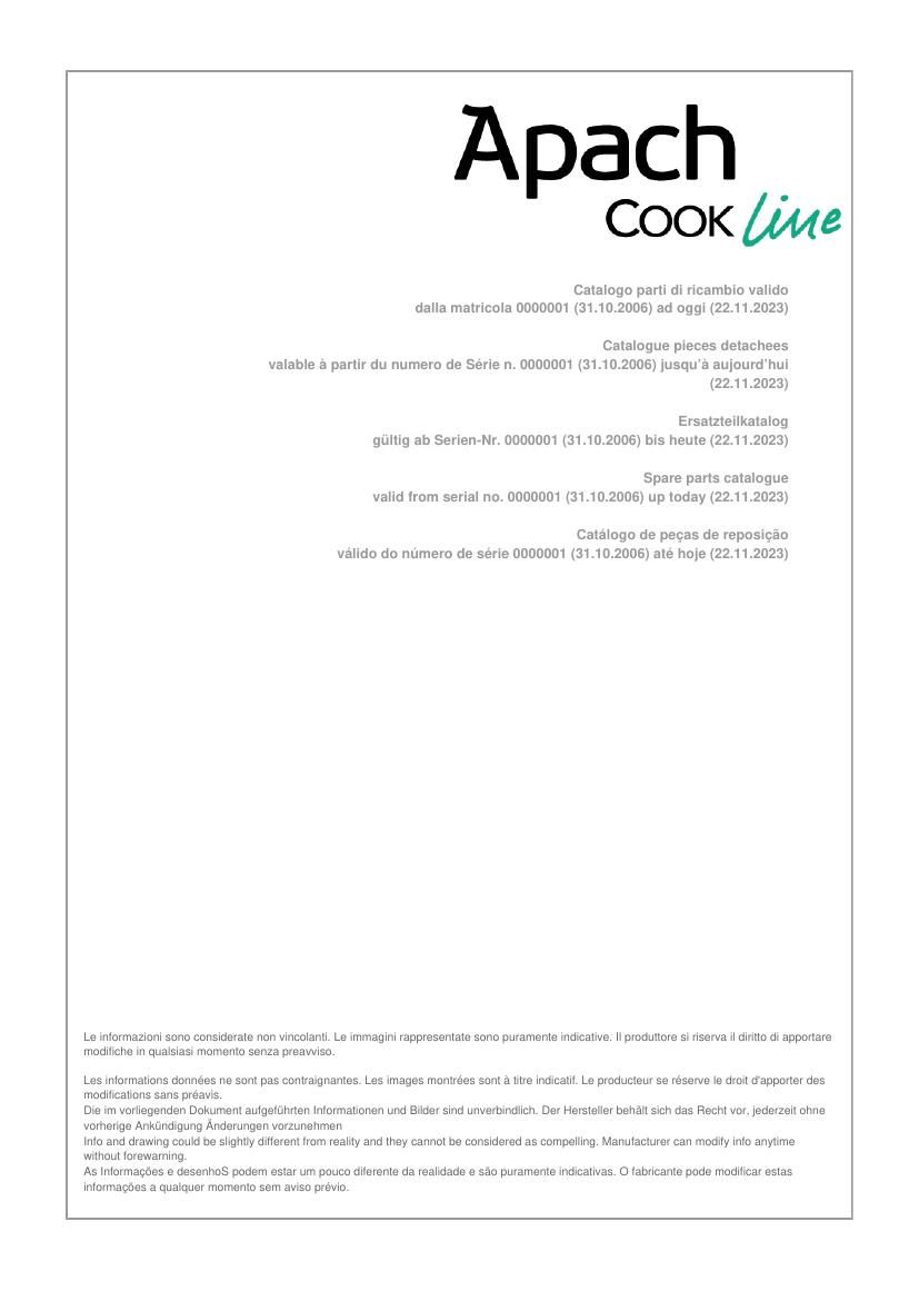 Деталировка Apach Cook Line APRVC-47T/PL