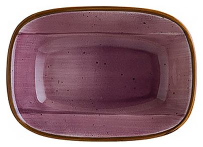 Тарелка Bonna Aura Blackberry ABBGRM14DKY 140х100мм