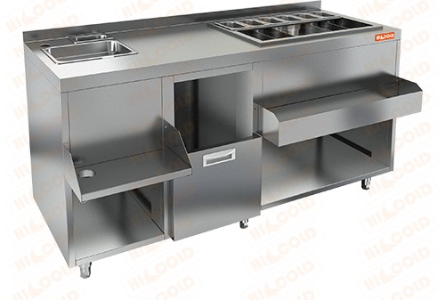 Коктейльная станция Hicold НБМКС-16/6БПК (без ящиков и вертушки)