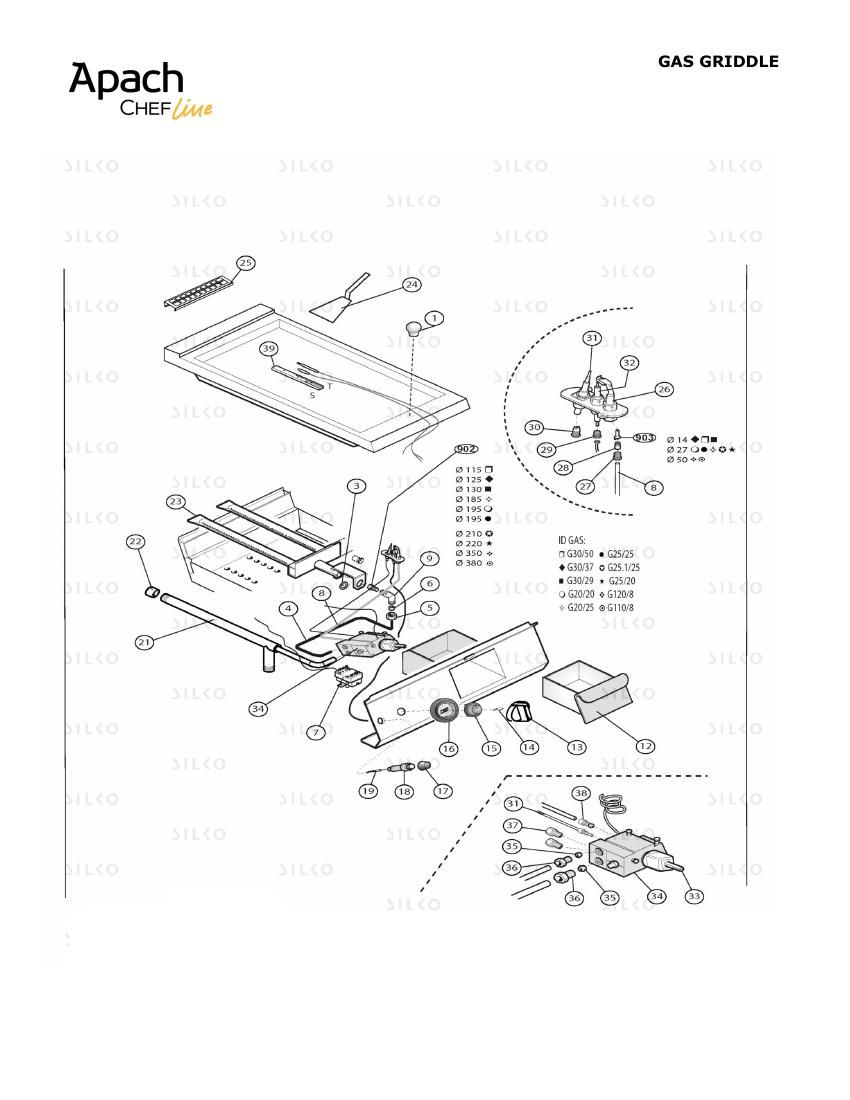 Деталировка Apach Chef Line SLFTG47CLTCS