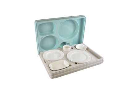 Термоподнос Tribeca TT-5N 542*387*120мм на 5 предметов с крышкой