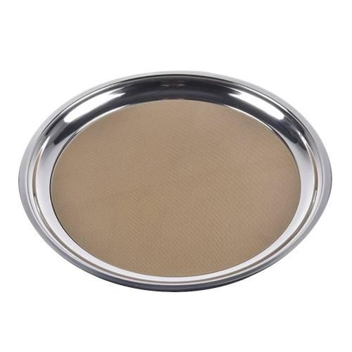 Поднос прорезиненный Barbossa Brty0033 30см круглый нерж.