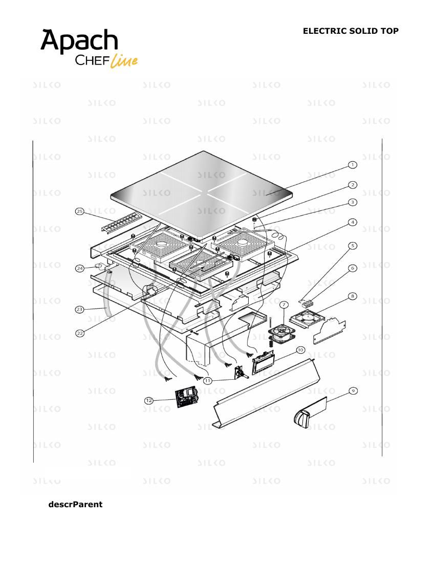 Деталировка Apach Chef Line SLRSTE89CSEC