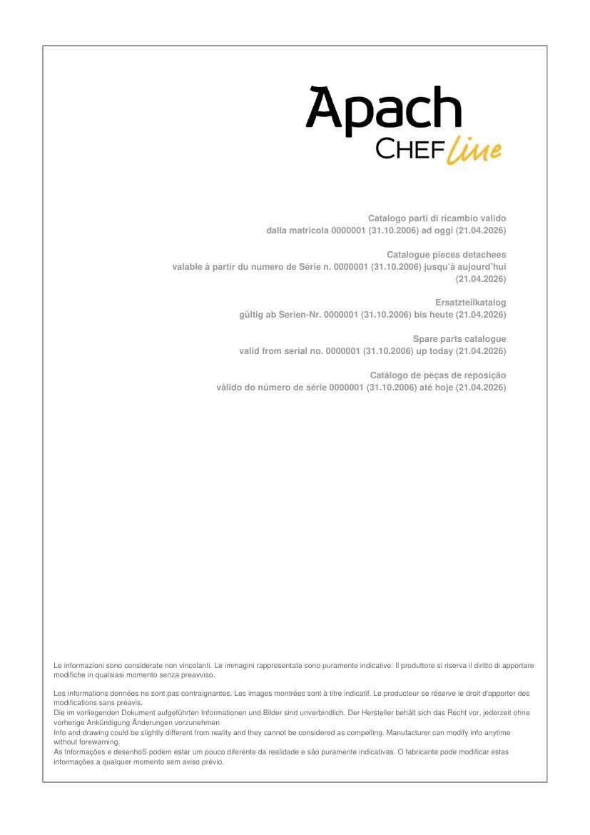 Деталировка Apach Chef Line GLFRIG49S18CSP