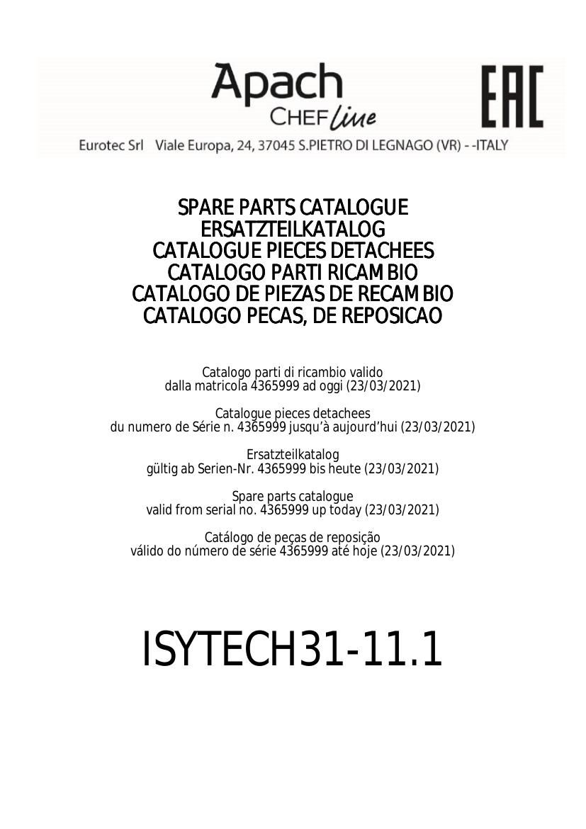 Деталировка Apach Chef Line LTIT160 WR AYW X