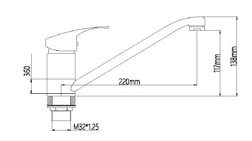 Смеситель Kocateq GMN/1031