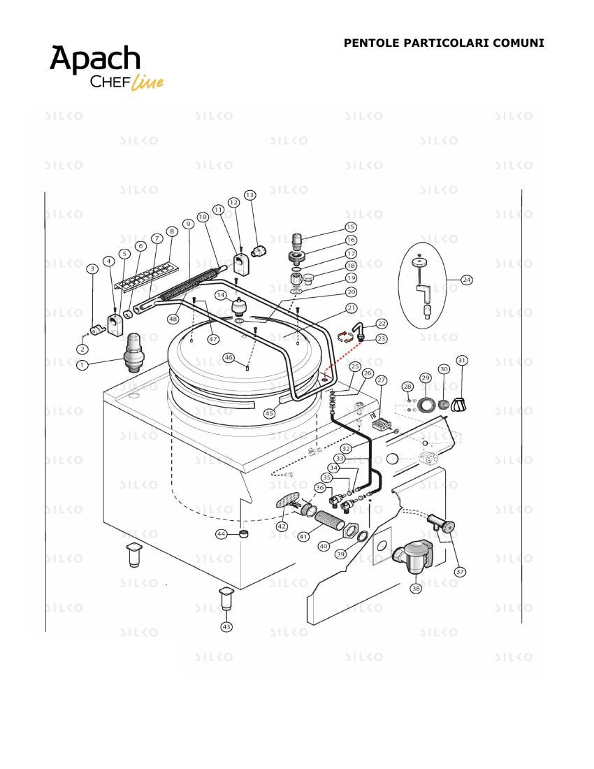 Деталировка Apach Chef Line SLKG89I150