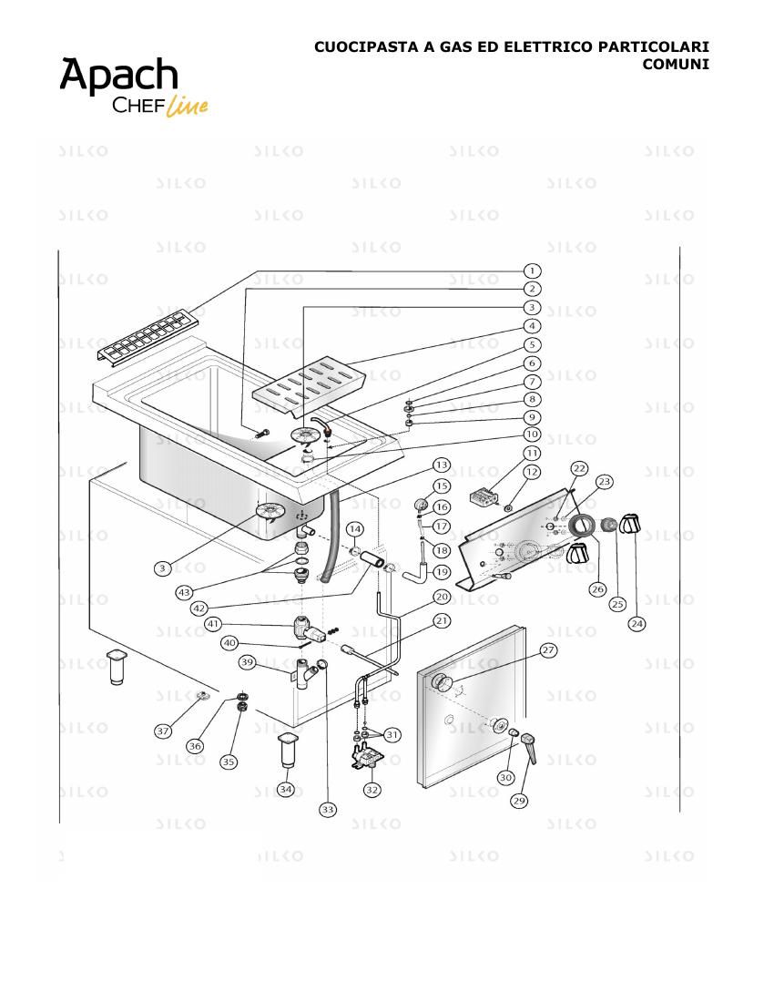 Деталировка Apach Chef Line SLPCG49ACS