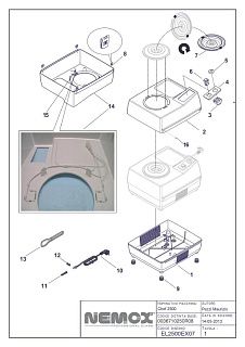 Деталировка Nemox Chef 2500 Plus