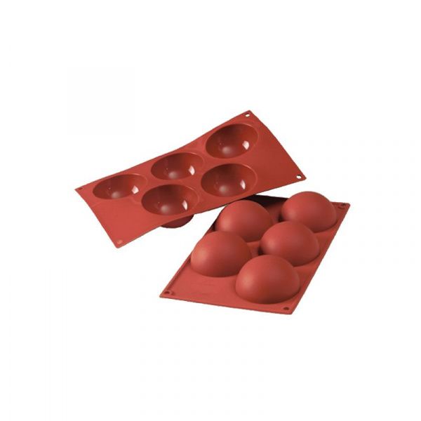 Силиконовая форма для выпечки Martellato SF002 Полусфера d70мм h35мм 6 ячеек