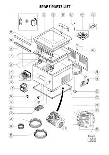 Деталировка Apach Cook Line AVM420