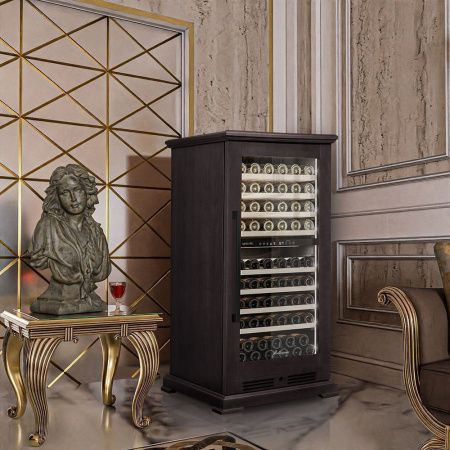 Шкаф винный Meyvel MV99PRO-KBT2 темный шоколад