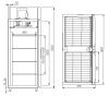 Шкаф холодильный Полюс R1120 Сarboma INOX
