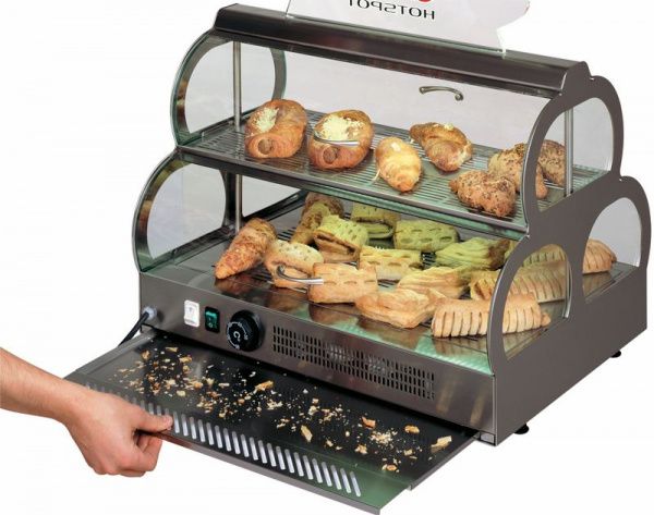 Витрина тепловая UNIS HOT SPOT inox