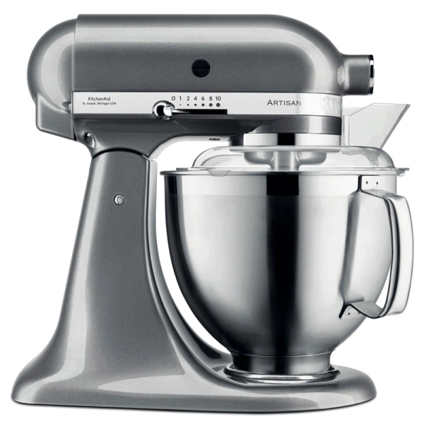 Миксер планетарный KitchenAid Artisan 5KSM185PSEMS 4.8 л серебряный медальон