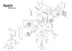 Деталировка Apach Cook Line ASWX240I