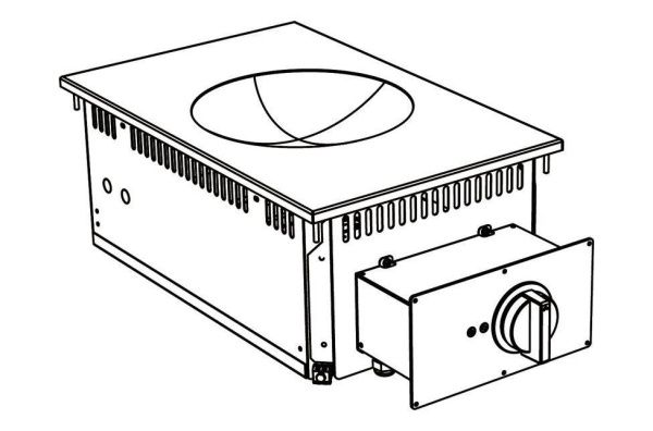 Плита индукционная ВОК встраиваемая Apach Chef Line SLDI7W4