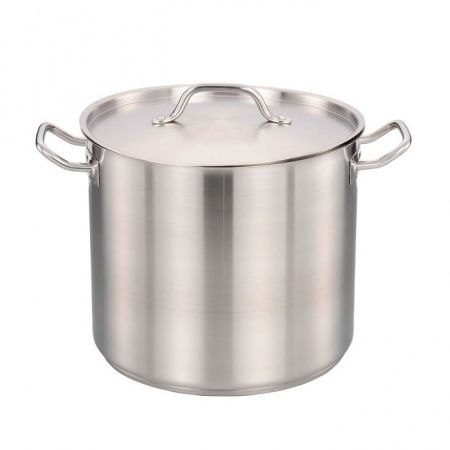 Кастрюля Indokor высокая с крышкой 30Х30см 21,2 л ZX-DST-30021