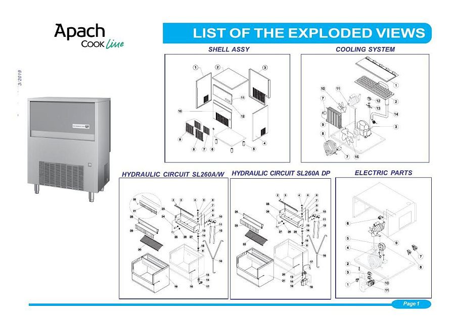 Деталировка Apach Cook Line ACB100.60B
