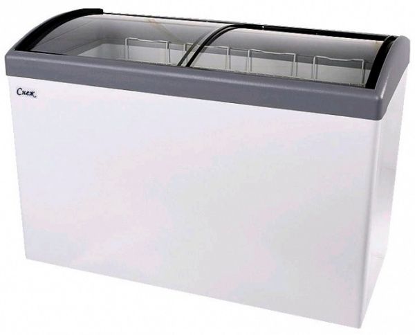 Ларь морозильный СНЕЖ МЛГ-400 серый