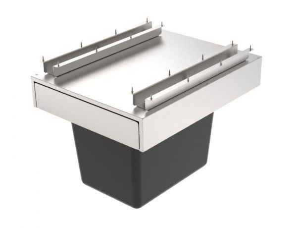 Урна подвесная выдвижная Kayman УП-1-А