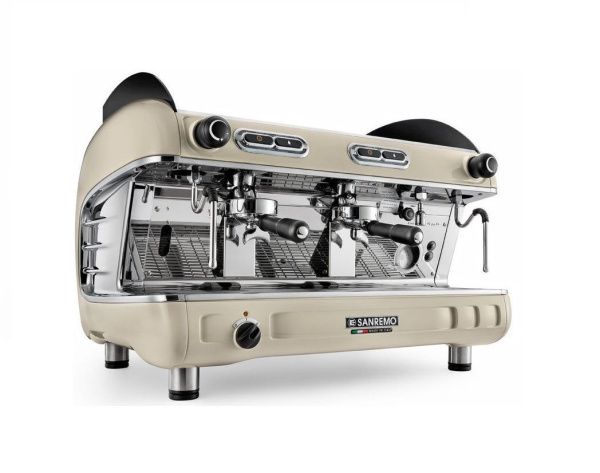 Кофемашина Sanremo Verona SAP 2 высокие группы белая