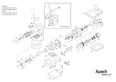 Деталировка Apach Cook Line ATS22G