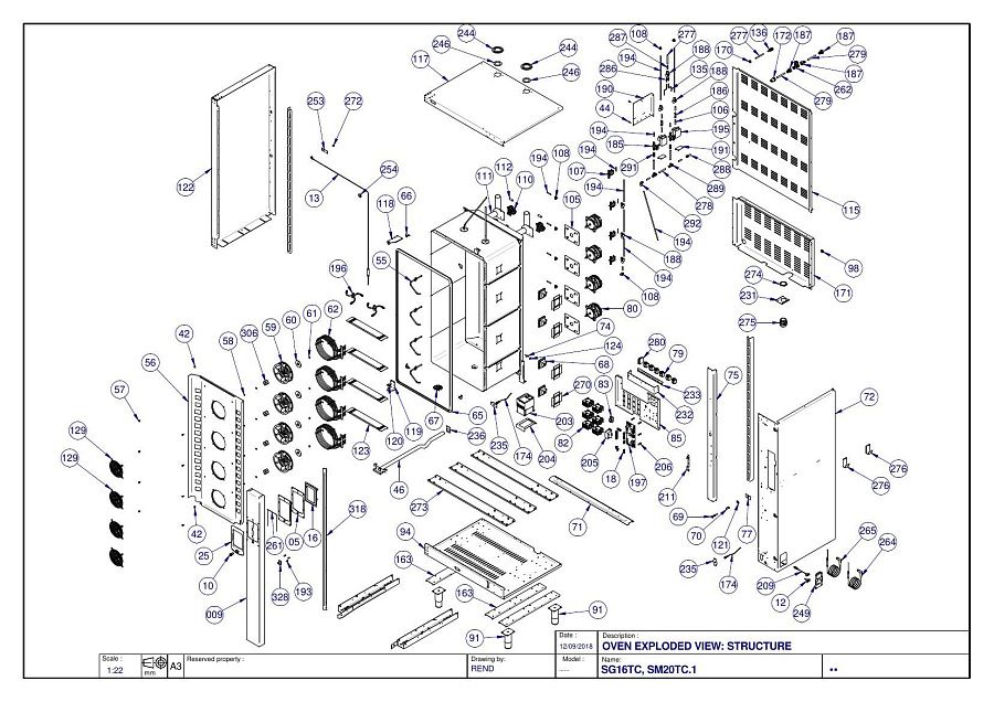 Деталировка Apach Cook Line AB16T