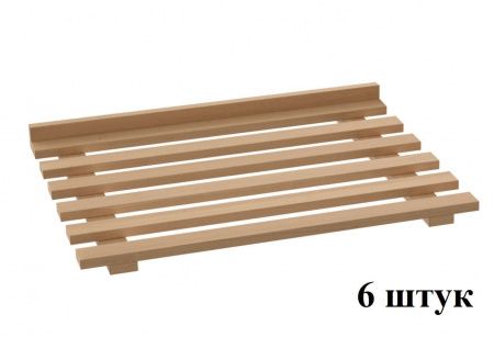 Комплект деревянных полок Атеси к ШЗХ-С-600.600-02-Р (натур.бук)