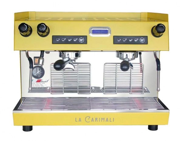 Кофемашина Carimali Nimble NI-E02-H-02-YELLOW 2 gr высокие группы желтый LED