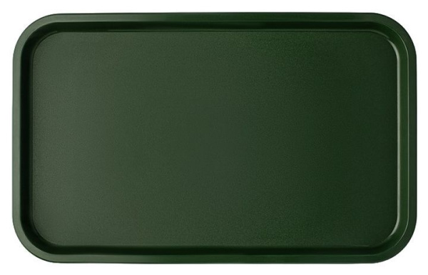 Поднос MGprof 1737-414 52,5*32,5см темно-зеленый шагрень