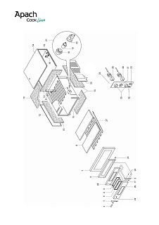 Деталировка Apach Cook Line AMM4X