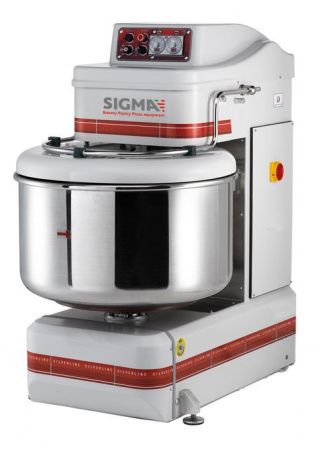 Тестомес спиральный Sigma Red line Silver 80 с электронной панелью