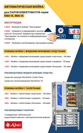 Пароконвектомат Abat ПКА 20-1/1ПМ2-01