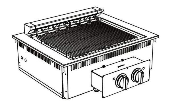 Гриль водяной Apach Chef Line SLDI7GE8